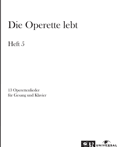 Die Operette lebt (Heft 5) — Various