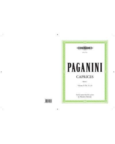 Caprices Op.1 Vol.2 — 帕格尼尼