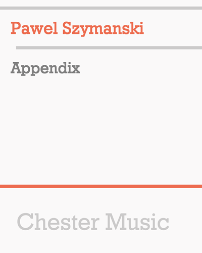 Appendix — Paweł Szymański