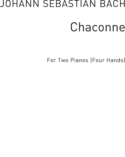 Chaconne Theme and Variations (from 'Suite in D Minor') — Johann Sebastian Bach
