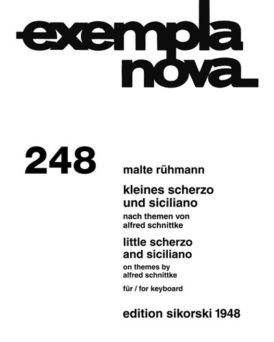 Little Scherzo & Siciliano, op. 1a & 1b — Malte Rühmann