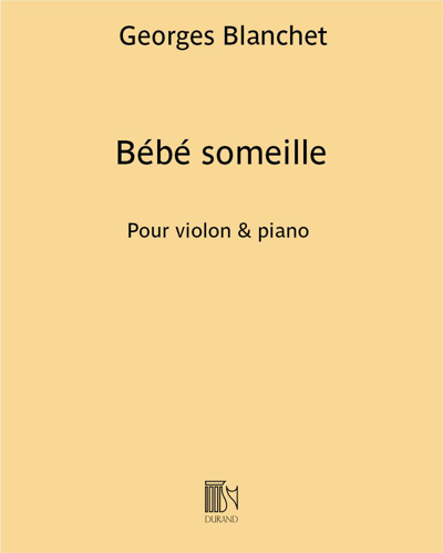 Bébé someille — Georges Blanchet