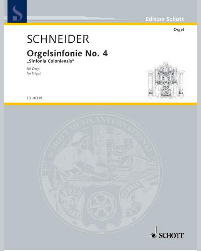 Organ Symphonie No. 4 — Enjott Schneider