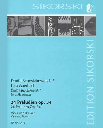 Twenty-four Preludes, op. 34 — Dmitri Shostakovich
