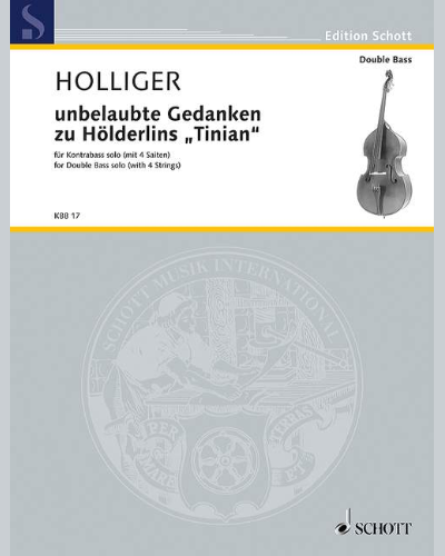 Unbelaubte Gedanken zu Hölderlins 'Tinian' — 海因茨·霍利格