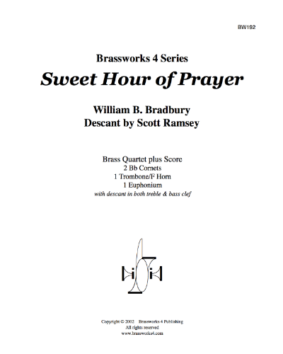 Sweet Hour of Prayer — William Bradbury
