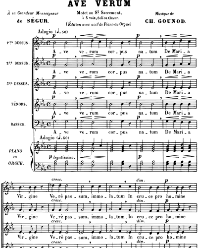 Ave Verum — 古诺