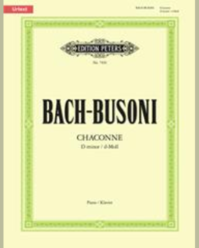 Chaconne in D minor from Bach's Partita No. 2 — 巴赫
