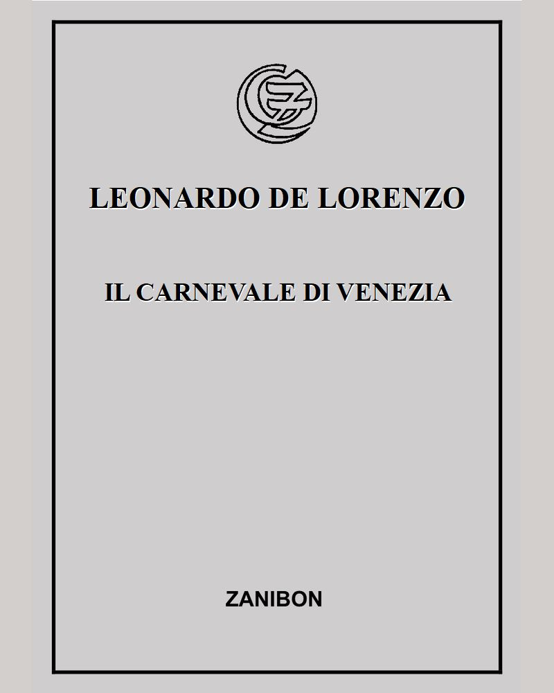 Il carnevale di Venezia — Leonardo de Lorenzo