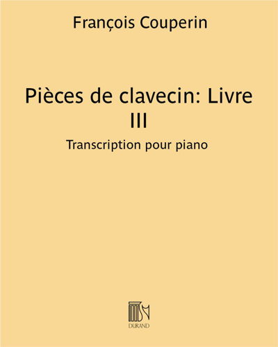 Pièces de clavecin: Book III (Orders 13 to 19) — 库普兰
