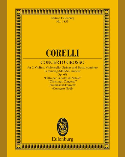 Concerto Grosso in G minor, op. 6/8 — Arcangelo Corelli