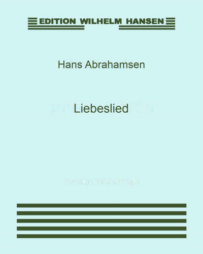 Liebeslied — 汉斯·亚伯拉罕森