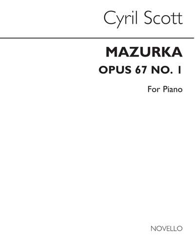 Mazurka, op. 67 no. 1 — 西里尔·斯科特