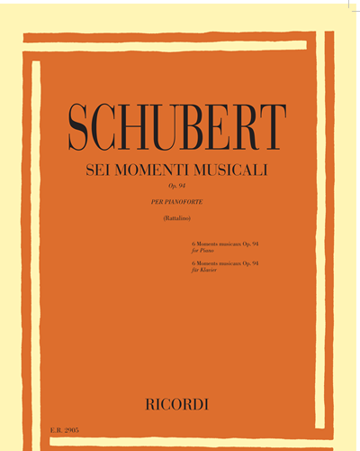 Six Musical Moments for Piano, op. 94 — 舒伯特