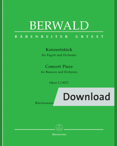 Concert Piece for Bassoon and Orchestra op. 2 — Franz Berwald