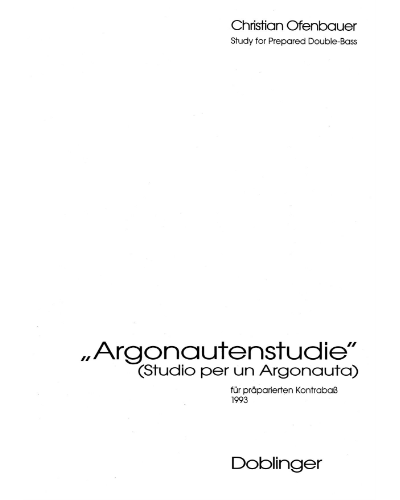 Argonautenstudie — Christian Ofenbauer