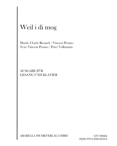 Weil i di mog — Charly Ricanek