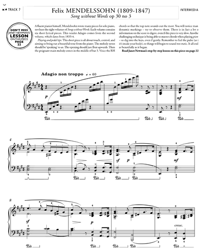 Song Without Words, op. 30 No. 3 — Felix Mendelssohn Bartholdy