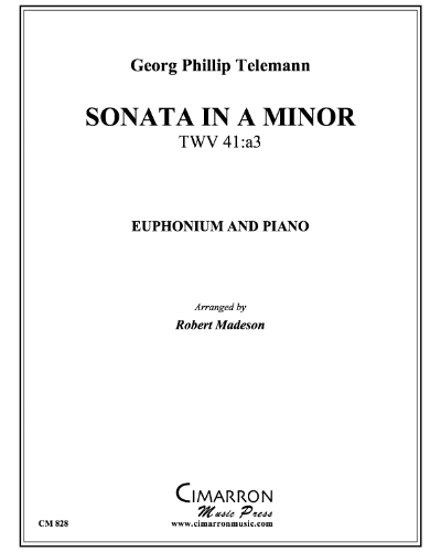 Sonata in A minor, TWV 41 a3 — 泰勒曼