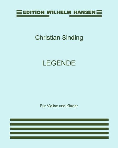 Legende, op. 46 — 克里斯蒂安·辛丁