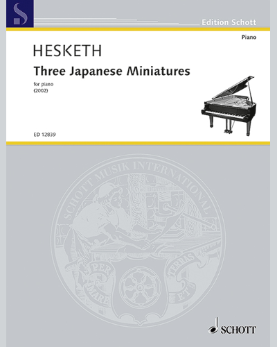 Three Japanese Miniatures — Kenneth Hesketh