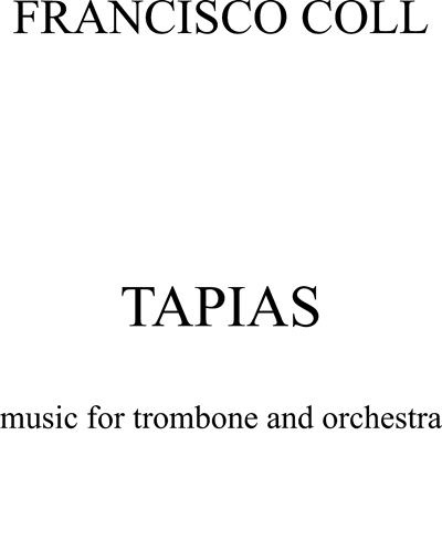 Tapias, op. 4 — Francisco Coll