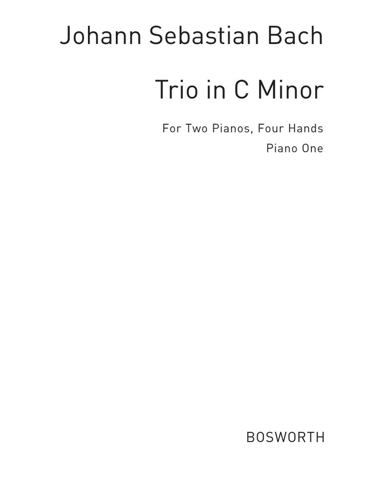 Trio in C minor — 巴赫