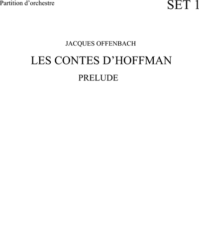 Prelude to 'The Tales of Hoffmann' — Jacques Offenbach