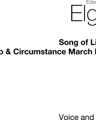 Pomp & Circumstance March No. 4, op. 39 (in G major) — 埃尔加