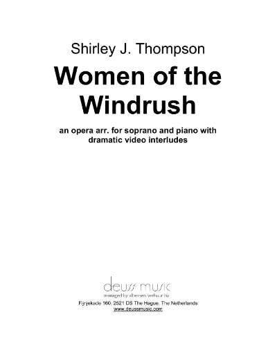 Women of the Windrush — Shirley J. Thompson