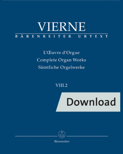 Complete Organ Works, Volume III.2: Pièces en style libre en deux livres, Livre II, op. 31 (1914) — 维埃纳