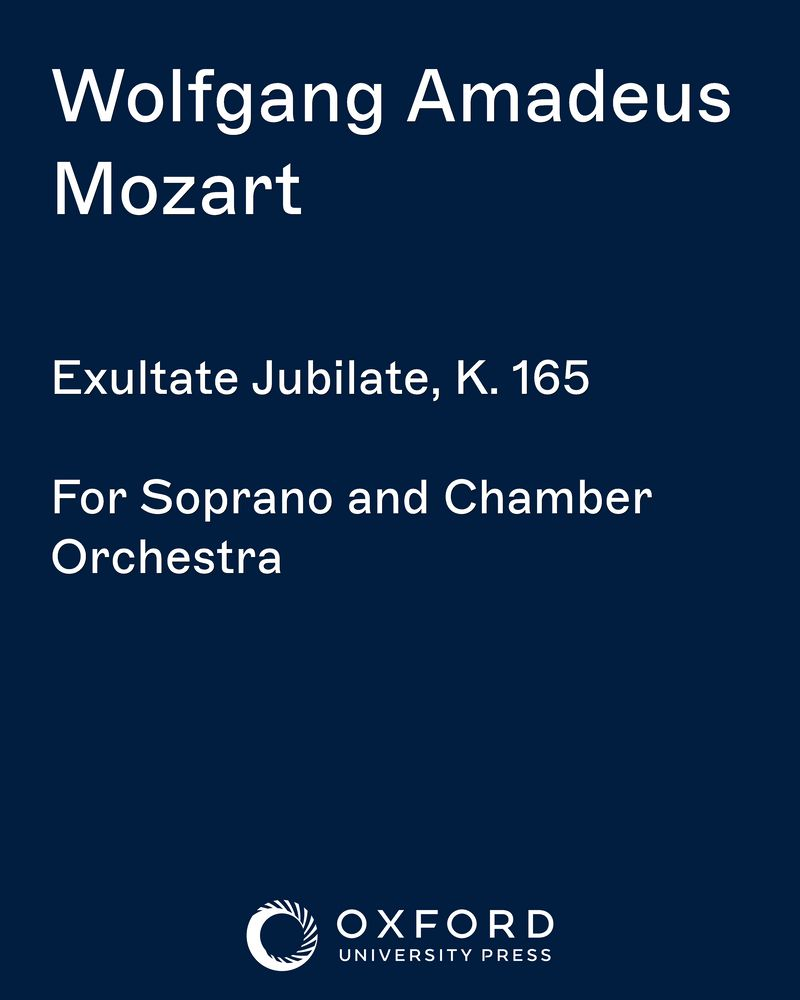Exultate Jubilate, K. 165 — Wolfgang Amadeus Mozart