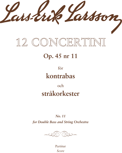 Concertino, op. 45/11 — Lars-Erik Larsson