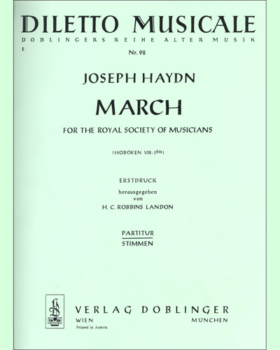 March for the Royal Society of Musicians, Hob. VIII:3bis — 海顿