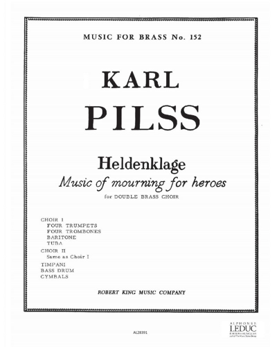 Heldenklage (Music of Mourning for Heroes) — Karl Pilß