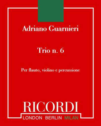 Trio No. 6 — Adriano Guarnieri