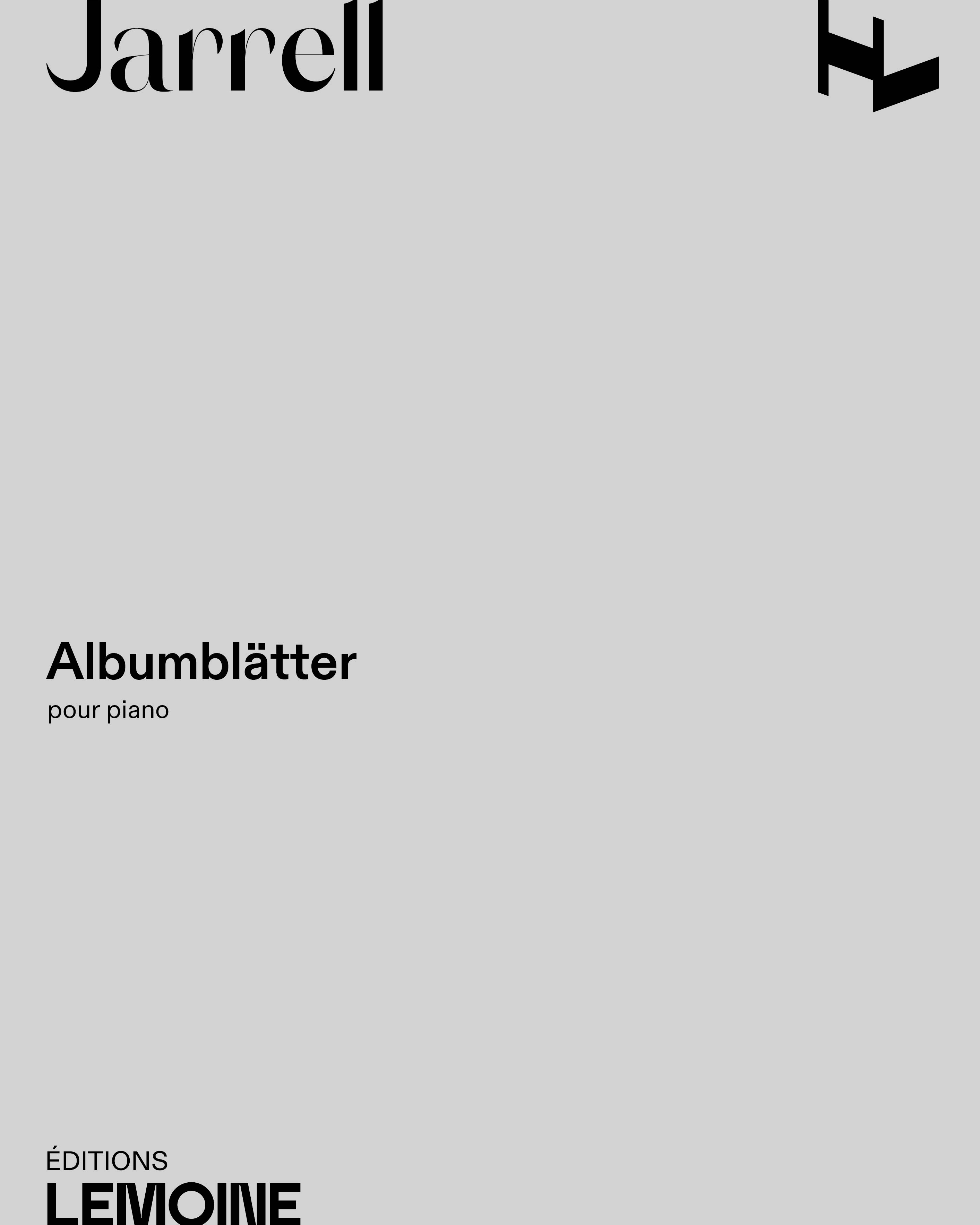 Albumblätter — Michael Jarrell