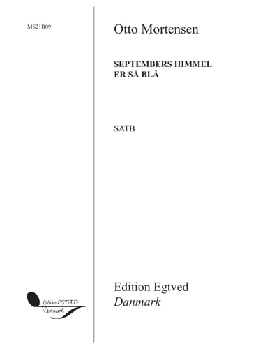 Septembers himmel er så blå — Otto Mortensen