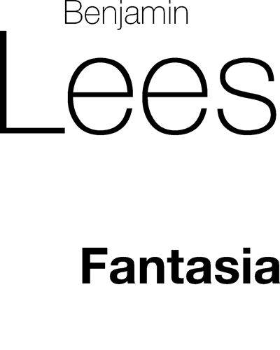 Fantasia for Piano — Benjamin Lees