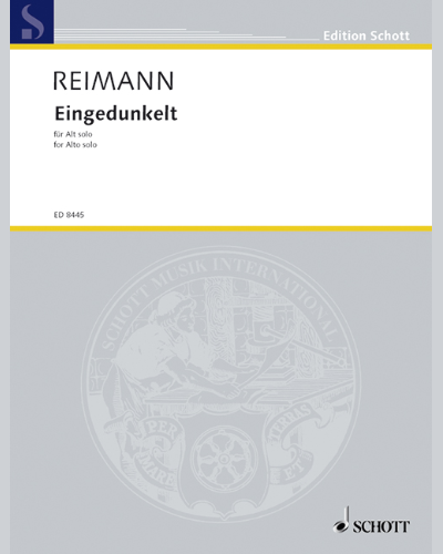 Eingedunkelt — Aribert Reimann