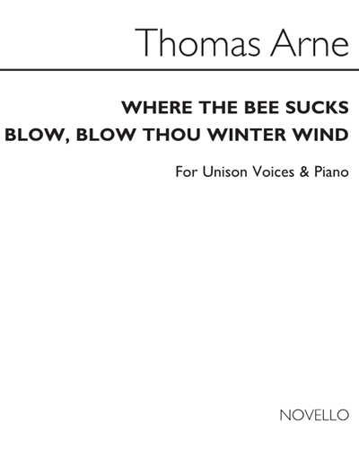 "Where the Bee sucks" & "Blow, blow, thou winter wind" — Thomas Augustine Arne