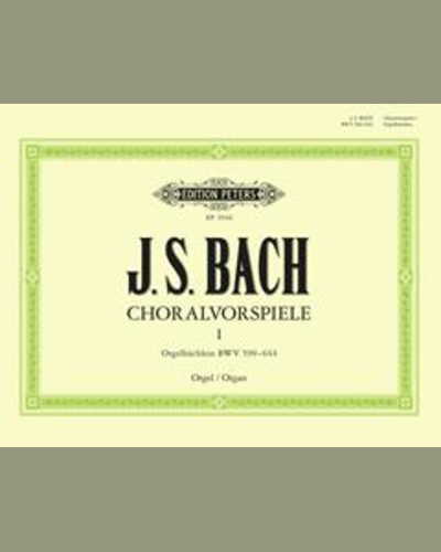 Organ Works Based on Chorales Vol.1 — 巴赫