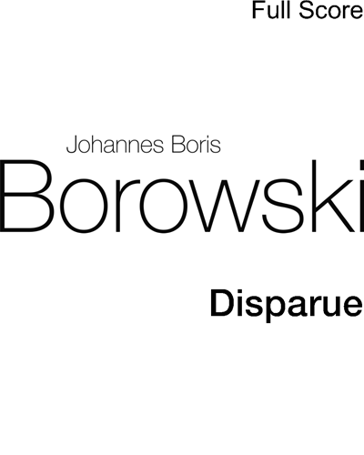 Disparue — Johannes Boris Borowski