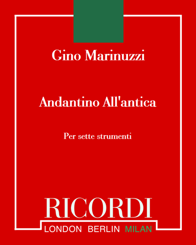 Andantino All'antica — Gino Marinuzzi