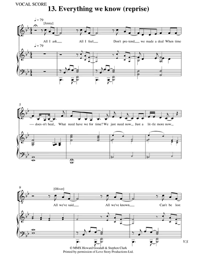 Everything We Know (Reprise) (from 'Love Story') — Howard Goodall