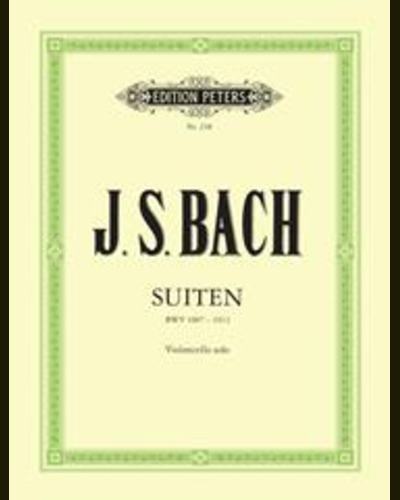 Cello Suites BWV 1007-1012 for Cello Solo — 巴赫