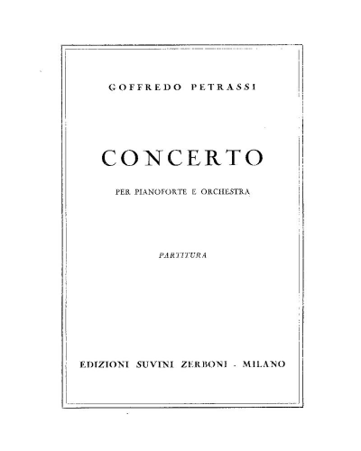 Concerto — 彼得拉西