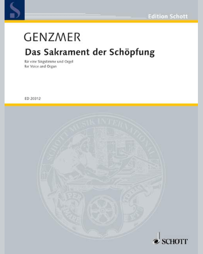 Das Sakrament der Schöpfung — Harald Genzmer