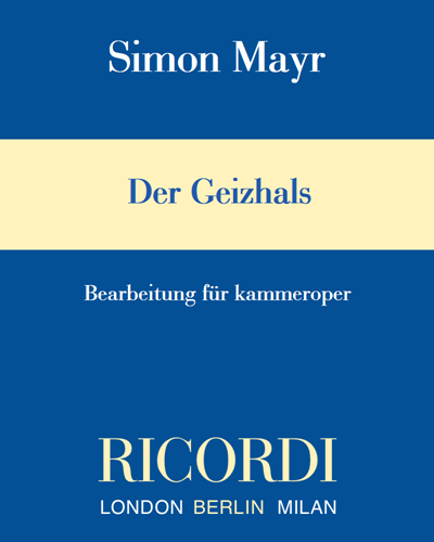 Der Geizhals — 约翰·西蒙·迈尔