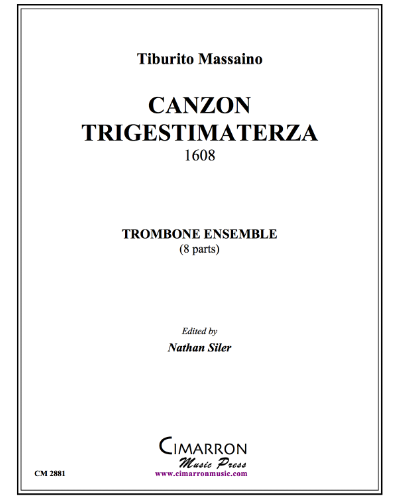Canzon Trigestimaterza — Tiburtio Massaino